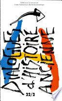 Dialogues d'histoire ancienne