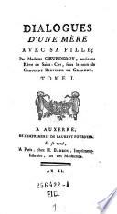 Dialogues d'Une Mère Avec Sa Fille