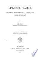 Dialogues français enseignant la grammaire et la phraséologie du français parlé