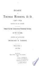 Diary, 1796-1854: 1796-1825