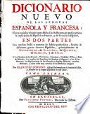 Dicionario nuovo de las lenguas Espanola y Francesa