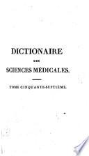 Dictionaire des sciences médicales