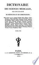 Dictionaire des sciences médicales