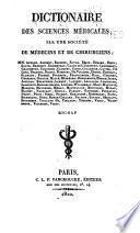 Dictionaire des sciences médicales
