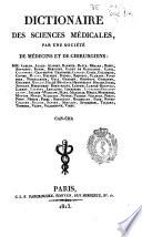 Dictionaire des sciences médicales