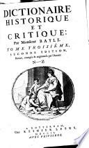 Dictionaire historique et critique