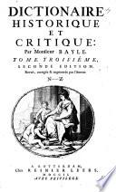 Dictionaire historique et critique