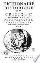Dictionaire historique et critique