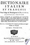 Dictionaire Italien et François