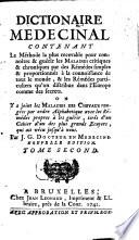 Dictionaire medecinal