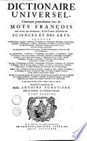 DICTIONAIRE UNIVERSEL
