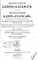 Dictionarium Latino-Gallicum