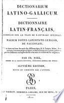 Dictionarium Latino-Gallicum