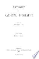 Dictionary of national biography, ed. by L. Stephen (and S. Lee). [With] Suppl. 3 vols.;Index and epitome [and] Errata