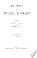 Dictionary of national biography, ed. by L. Stephen (and S. Lee). [With] Suppl. 3 vols.;Index and epitome [and] Errata
