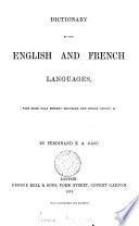 Dictionary of the French and English (English and French) languages