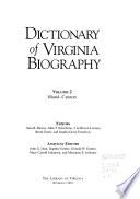 Dictionary of Virginia Biography: Bland-Cannon