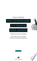 Dictionnaire à l’usage des oisifs