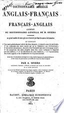 Dictionnaire abrégé anglais-français, et français-anglais