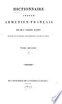 Dictionnaire abrégé française-armńien