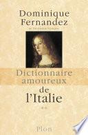 Dictionnaire amoureux de l'Italie, Tome 2 (de N à Z)