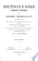 Dictionnaire analogique et étymologique des idiomes méridionaux qui sont parlés depuis Nice jusqu'à Bayonne et depuis les Pyrénées jusqu'au centre de la France