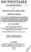 Dictionnaire anglais-français, et français-anglais, abrégé de Boyer ...