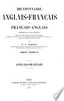 Dictionnaire anglais-français et français-anglais, par E.C. Clifton et A Grimaux. Anglais-français