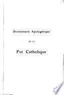 Dictionnaire apologétique de la foi catholique