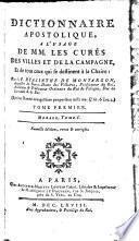 Dictionnaire apostolique