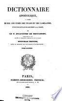 Dictionnaire apostolique