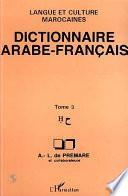 Dictionnaire Arabe-Français