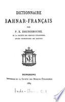 Dictionnaire bahnar-français