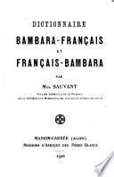 Dictionnaire Bambara-Français et Français-Bambara