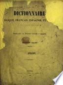 Dictionnaire basque, français, espagnol et latin, etc. livr. 1-54