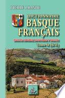 Dictionnaire basque-français (Tome 2 : K-Z)