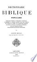 Dictionnaire biblique populaire