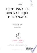Dictionnaire biographique du Canada