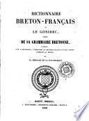 Dictionnaire breton-français de Le Gonidec