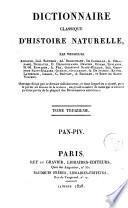 Dictionnaire classique d'histoire naturelle, 13