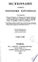 Dictionnaire classique d'histoire naturelle, 3