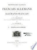 Dictionnaire classique français-allemand et allemand-français