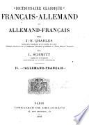 Dictionnaire classique français-allemand et allemand-français