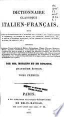 Dictionnaire classique italien-français