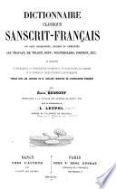 Dictionnaire classique Sanscrit-Français