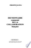 Dictionnaire commenté de la collaboration française
