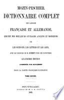 Dictionnaire complet des langues française et allemande