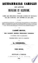Dictionnaire complet des langues française et allemande