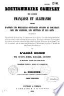 Dictionnaire complet des langues française et allemande