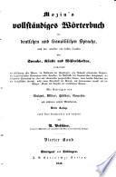 Dictionnaire complet des langues française et allemande